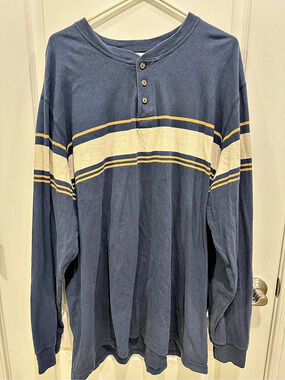 Covington Men's Striped Long Sleeve Tee XXLT